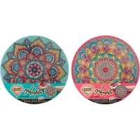 Icom Diamantmosaik Mandala-Canvas 30 cm