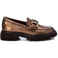 Carmela för kvinnor. 16199102-BRONCE Loafers i läder 161991 brons (39), Hud, Karta, Ingen, Casual