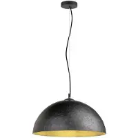 SLV Hänglampa Forchini, dimbar, Svart, Vardagsrum / matsal, Syntetmaterial, Modern, Pendellampa