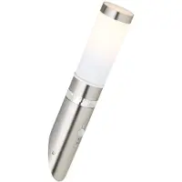 Brilliant Bole G46798/82 Utomhusväggbelysning med rörelsedetektor Halogen E27 60 W Rostfritt stål