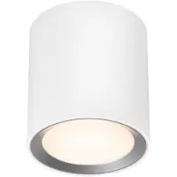 Nordlux Landon Long LED-badrumstakbelysning LED LED 6.5 W Varmvit till neutralvit Vit