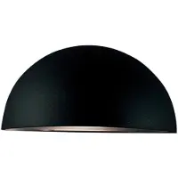 Nordlux Vägglampa utomhus BERGEN, Svart, Metall, Modern