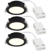 Nordlux 2510400103 Olea 3-Kit Inbyggnadsbelysning EEK: G (A - G) LED Svart