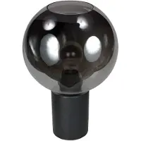 Steinhauer Bordslampa Bloeba, Aluminium / grå / zink, Vardagsrum / matsal, Glas, Bordslampa