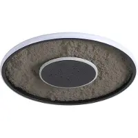 Searchlight LED taklampa Lumadisc, dimbar, Svart, Vardagsrum / matsal, Metall, Modern, LED-taklampa