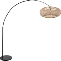 Steinhauer Båglampa Sparkled Light, Svart, Vardagsrum / matsal, Metall, Skandinavisk, Golvlampa