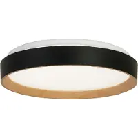 Searchlight LED taklampa Sorrento, dimbar, Svart, Vardagsrum / matsal, Metall, Modern, LED-taklampa