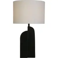 Searchlight Bordslampa Perth, Vitt / opal, Vardagsrum / matsal, Textil / tyger / siden, Bordslampa
