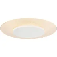 Steinhauer LED taklampa Birma, dimbar, Vitt / opal, Vardagsrum / matsal, Syntetmaterial, Modern, LED-taklampa