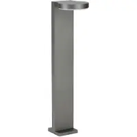 Albert LED pollare Tamar, Svart, Aluminium / grå / zink, Modern, LED-utomhuslampa