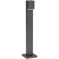 Albert LED pollare Lexian, Svart, Aluminium / grå / zink, Modern, LED-utomhuslampa