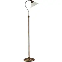 Searchlight Golvlampa Bjane, Brun / mässing, Vardagsrum / matsal, Metall, Modern, Golvlampa