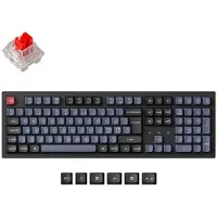 Keychron K10 Pro QMK/VIA Wireless RGB Hot Swap K Pro Red - Gaming Tangentbord - Nordisk - Svart