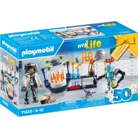 Playmobil My Life - Forskare med robotar - 71450 - 67 Delar - - One Size - Leksaker