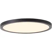 Brilliant LED taklampa Tuco, Svart, Vardagsrum / matsal, Syntetmaterial, Modern, LED-taklampa