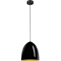 SLV Hänglampa Para Cone, dimbar, Svart, Vardagsrum / matsal, Aluminium / grå / zink, Modern, Pendellampa