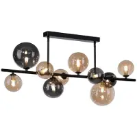 Paul Neuhaus Taklampa Popsicle, Svart, Vardagsrum / matsal, Metall, Modern, Taklampa