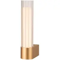 SLV Vägglampa , Lygant single, Guld / mässing, Badrum, Aluminium, Modern