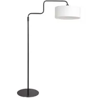 Steinhauer Golvlampa Bloeba, Svart, Vardagsrum / matsal, Metall, Modern, Golvlampa