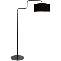 Steinhauer Golvlampa Bloeba, Svart, Vardagsrum / matsal, Metall, Modern, Golvlampa