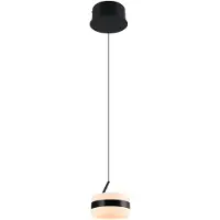 TRIO Lighting Pendellampa Dios, dimbar, Svart, Vardagsrum / matsal, Metall, Modern