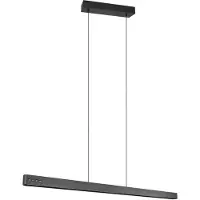 TRIO Lighting Pendellampa Donegal, dimbar, Svart, Vardagsrum / matsal, Metall, Modern