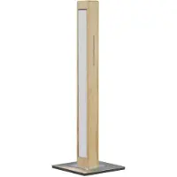 HerzBlut Bordslampa Leonora, dimbar, Ljust trä, Vardagsrum / matsal, Trä, Bordslampa