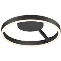 SLV LED taklampa One, dimbar, Svart, Vardagsrum / matsal, Aluminium / grå / zink, Modern, LED-taklampa