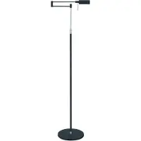 Highlight LED golvlampa New Bari, dimbar, Svart, Vardagsrum / matsal, Metall, Modern, LED-golvlampa