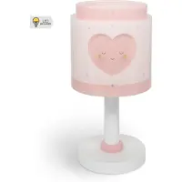 DALBER Bordslampa Baby Dreams, Vitt / opal, Barnrum, Syntetmaterial, Bordslampa