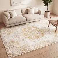 FRAAI Vintage matta | Lago gul hos Volero | 270x370 cm | Bomull | | Rektangulär | Plattvävd