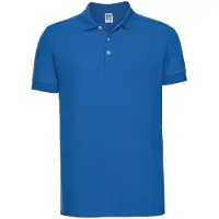 Russell athletic Russell Mens Stretch Short Sleeve Polo Shirt (Azure Blue)