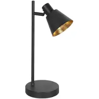 Steinhauer Bordslampa Oeroe, 1 lampa, svart, metall, E14 Oeroe, Svart, Vardagsrum / matsal, Metall, LED-golvlampa