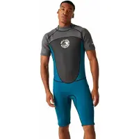 Regatta Rmm018 2 Mm Kortärmad Shorty Med Dragkedja Bak