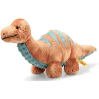 Steiff Gosedjur - 28 cm - Bronko Brontosaurus - Dark Orange - - One Size - Gosedjur