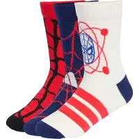 Adidas Strumpor - 3-pack - Marvel Spiderman - Ren gr - - 22/24 - Strumpor