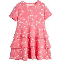 Mini Rodini Klänning - Stjärnfall Aop - Rosa - - 2-3 år (92-98) - Klänning