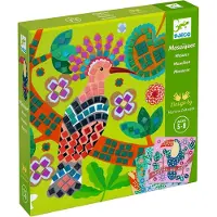 Djeco Kreativt lekset - Mosaik - Djungelfåglar - - One Size - Kreativt lekset