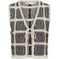 ONLY Väst 'ONLLOA' beige / svart