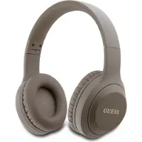 GUESS Classic Metal Logo Over-Ear Trådlösa hörlurar - Brun