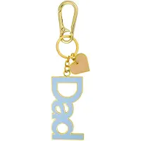 Design Letters Nyckelring - Pappa - Dusty Blue - - One Size - Nyckelring