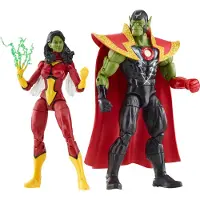 Hasbro Förundran Queen Skrull Och Super Skrull Beyond Earth Mightiest Avengers Figur 15 Cm