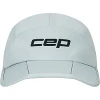 Cep Core Run Foldable Cap, löparkeps, Grå