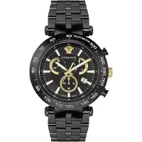 Versace Kvartsklocka herr - - Fet VEJB00722 - Rostfritt stål - Svart