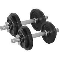 Tunturi Viktset Med Två Stänger Och Skruvar 20kg