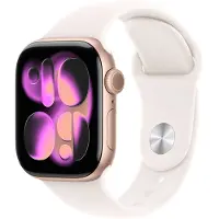 Apple Watch Series 11 Aluminium 42 mm (2025) | GPS | roségold | Sportband S/M | blassrosa
