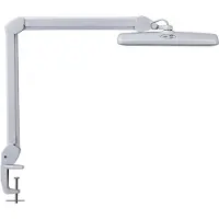 MAUL LED klämlampa MAULintro, dimbar, Vitt / opal, Arbetsrum / kontor, Metall, LED-bordslampa