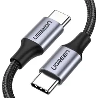UGREEN USB C till USB Typ C för Samsung S20 PD 60W-kabel för MacBook Pro iPad Pro2020 Quick Charge 4.0 USB-C Snabb USB-laddningssladd Type 1