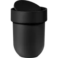 Umbra Papperskorg med vipplock 6L, Umbra, Svart
