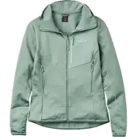 Rab - Fleece dam - Ascendor Light Hoody W Dark Fig Green för Unisex - Storlek M - Grön